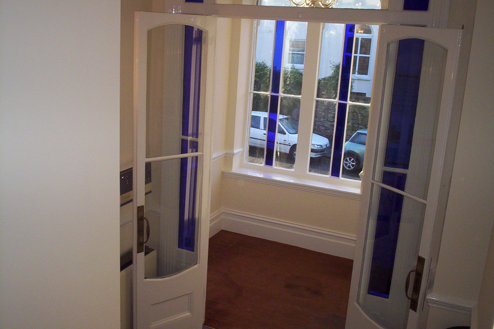Conservatory doors after decorating